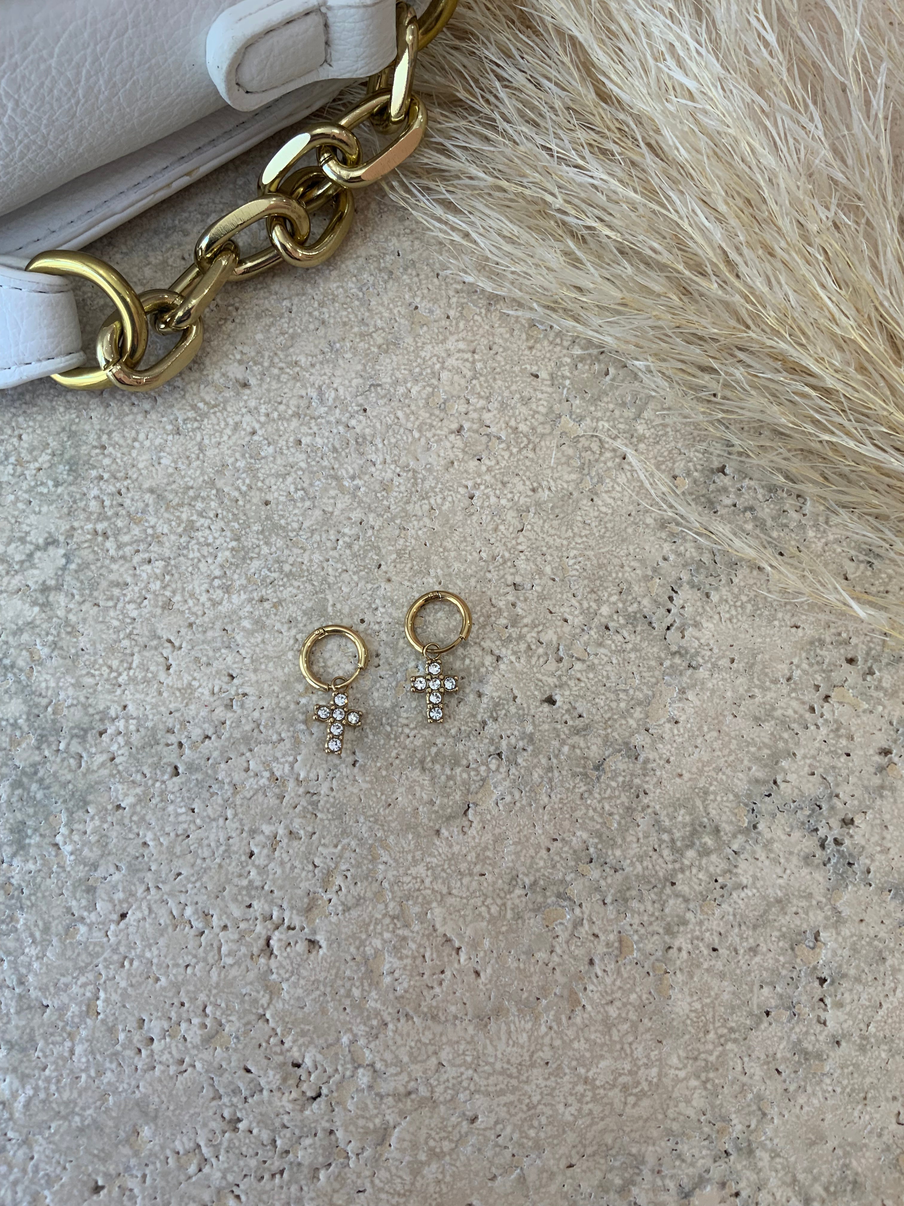 CERCHIETTI CROCE STRASS